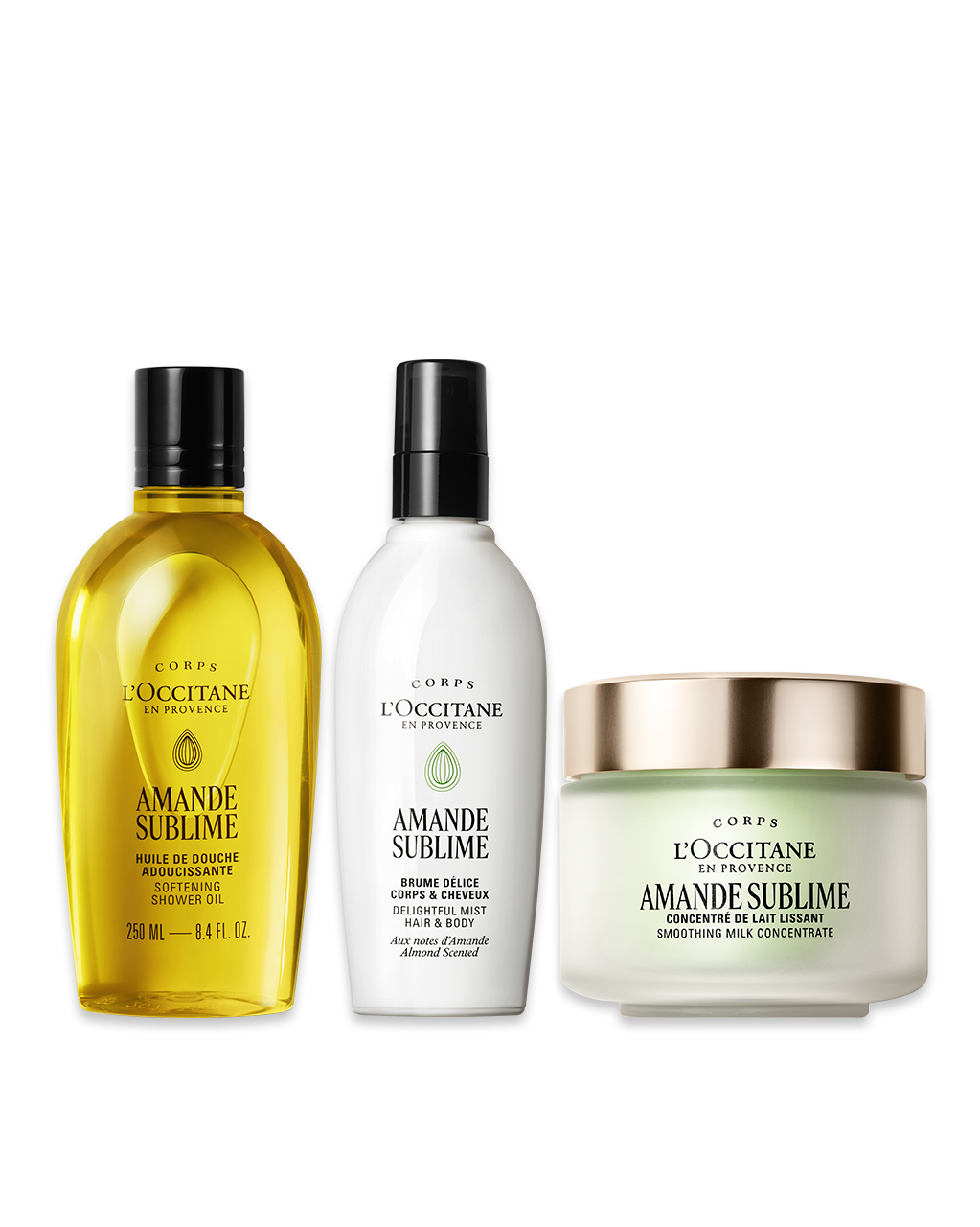 Banho com Hidrata&ccedil;&atilde;o e Mist Perfumado Amande Sublime